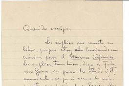 [Carta] c. 1919, Santiago, Chile [a] Manuel Magallanes Moure