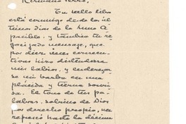 [Carta] c. 1917, El Melocotón, Chile [a] Pedro Prado