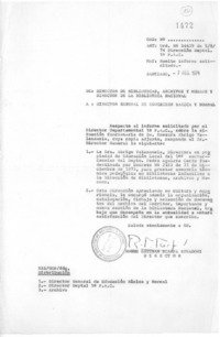 [Certificado] 1974 ago. 7, Santiago, Chile <a> Director General de Educación Básica y Normal