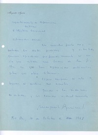 [carta] 1968 oct. 10 Buenos Aires, Argentina <a> Biblioteca Nacional
