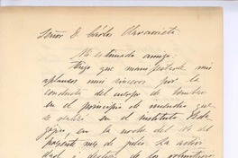 [Carta], 1906 jul. 24 Santiago, Chile <a>Carlos Olavarrieta