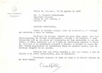 [Carta], 1968 ago. 12 Palma de Mallorca, España <a> Vicente Urbistondo