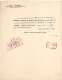 [Recibo], 1940 feb. 9 Santiago, Chile <a> Biblioteca Nacional de Chile