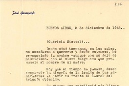 [Carta] 1945 dic. 2, Buenos Aires, Argentina [a] Gabriela Mistral