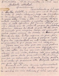 [Carta] 1945 dic. 11, Buenos Aires, Argentina [a] Gabriela Mistral