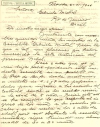 [Carta] 1945 nov. 3, Florida, [Buenos Aires, Argentina a] Gabriela Mistral