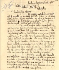 [Carta] 1945, nov. 16, Córdoba, [Argentina a] Gabriela Mistral, Petrópolis, [Brasil]