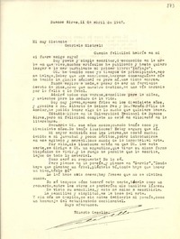 [Carta] 1947, abr. 2, Buenos Aires [a] Gabriela Mistral