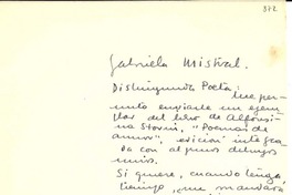 [Carta] 1947 mar. 20, Buenos Aires, [Argentina] [a] Gabriela Mistral