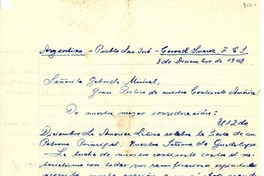 [Carta] 1948 dic. 3, Pueblo San José, Argentina [a] Gabriela Mistral
