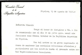 [Carta] 1952 ago. 13, Nápoles, [Italia] [a] Lucila Godoy, Nápoles, [Italia]