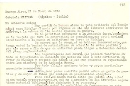 [Carta] 1953 ene. 21, Buenos Aires, Argentina [a] Gabriela Mistral, Nápoles, Italia