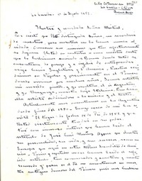 [Carta] 1952 ago. 1, Buenos Aires [a] Gabriela Mistral