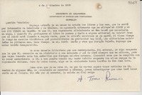 [Carta] 1933 sept. 4, [Berkeley, EE.UU.] [a] Gabriela Mistral
