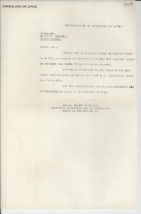 [Carta] 1945 dic. 23, Petrópolis, [Brasil a] Antonio Sagarna, Buenos Aires