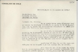 [Carta] 1945 dic. 24, Petrópolis [a] Norberto Pinilla, Santiago de Chile