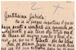 [Carta] 1942 mar. 15, Santiago [a] Gabriela Mistral