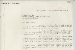 [Carta] 1945 dic. 24, Petrópolis [a] Rvda. Madre Sor María Gertrudis del S. C. de Jesús, Santiago de Chile