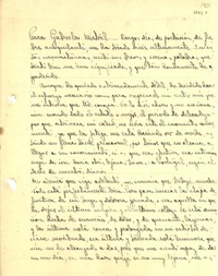 [Carta] [1933?], Vichuquén, Chile [a] Gabriela Mistral
