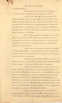 [Carta] 1938 may., Punta Arenas [a] Gabriela Mistral