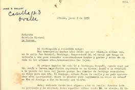 [Carta] 1938 jun. 2, Ovalle, Chile [a] Gabriela Mistral, La Serena