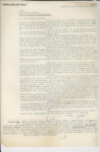 [Carta] 1946 mar. 4, Petrópolis [a] Gabriela Mistral, Londres