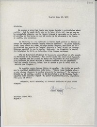[Carta] 1955 mayo 18, Bogotá [a] Gabriela Mistral
