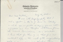 [Carta] 1946 May 16, New York [a] Gabriela Mistral