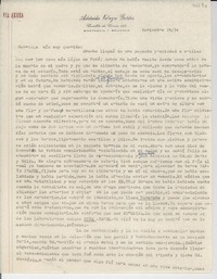 [Carta] 1954 nov. 26, Guayaquil, Ecuador [a] Gabriela [Mistral]
