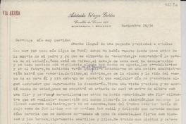 [Carta] 1954 nov. 26, Guayaquil, Ecuador [a] Gabriela [Mistral]