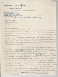 [Carta] 1954 dic. 22, Guayaquil, Ecuador [a] Doris Dana, Roslyn Harbor, L. I., New York, [EE.UU.]