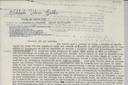 [Carta] 1955 ago. 1, Guayaquil, Ecuador [a] Gabriela Mistral