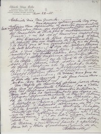 [Carta] 1955 nov. 22, Guayaquil, Ecuador [a] Gabriela Mistral