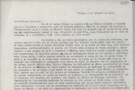 [Carta] 1949 oct. 3, Urbana, [Illinois, Estados Unidos] [a] Gabriela Mistral