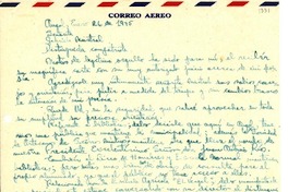 [Carta] 1945 ene. 26, Angol, [Chile] [a] Gabriela Mistral