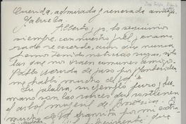 [Carta] Montevideo [a] Gabriela Mistral