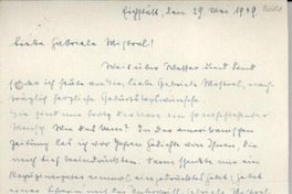 [Carta] 1949 mayo 29, Eichstaett, [Alemania] [a] Gabriela Mistral