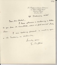 [Carta] 1946 feb. 25, Londres [a] Gabriela Mistral