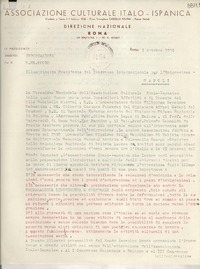 [Carta] 1951 ott. 3, Calavino de Trento, [Italia] [a] Gabriela Mistral