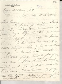 [Carta] 1951 dic. 28, Turín, [Italia] [a] Gabriela Mistral