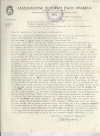 [Carta] 1952 abr. 12, Trento, [Italia] [a] Gabriela Mistral