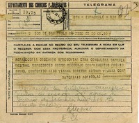 [Telegrama] 1945 nov. 17,Sao Paulo, Brasil [a] Gabriela Mistral, Petrópolis, Brasil