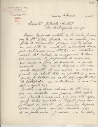 [Carta] 1955 ene. 6, Buenos Aires, [Argentina] [a] Gabriela Mistral