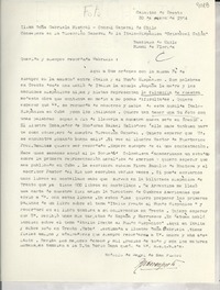 [Carta] 1954 ene. 20, Calavino de Trento, [Italia] [a] Gabriela [Mistral], Miami, [EE.UU.]