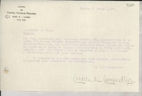 [Carta] 1934 mar. 1, Madrid, [España] [a] [Gabriela Mistral], Madrid, [España]