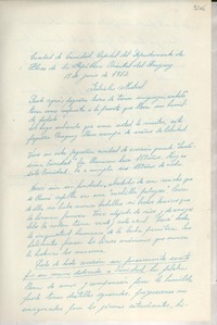 [Carta] 1953 jun. 15, Ciudad de Trinidad, [Uruguay] [a] Gabriela Mistral