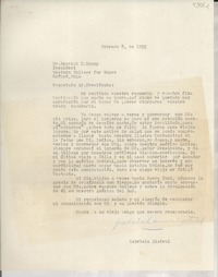 [Carta] 1955 feb. 8, [New York], [EE.UU.] [a] Herrick B. Young, Oxford, Ohio, [EE.UU.]