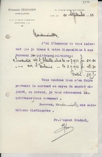 [Carta] 1933 sept 21, Aix, [Francia] [a] Gabriela Mistral