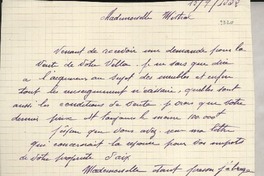 [Carta] 1932 sept 15, [Francia] [a] Gabriela Mistral