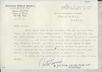 [Carta] 1946 janv. 29, Lausanne, Suiza [a] Gabriela Mistral, Paris